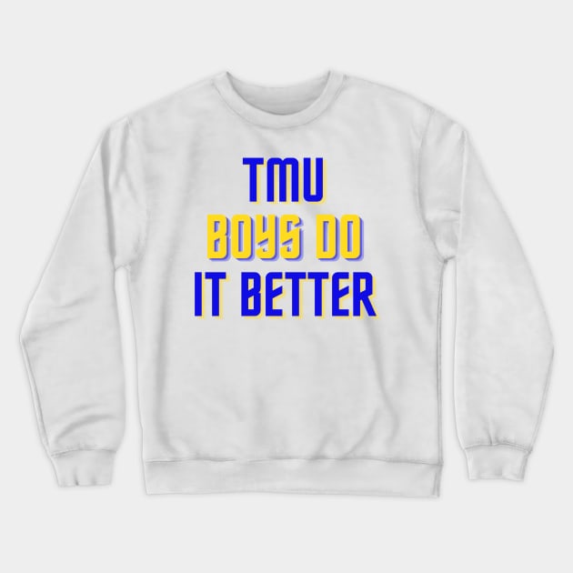 TMU Boys Crewneck Sweatshirt by stickersbyjori